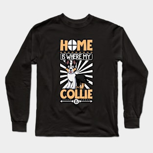 Home is with my Smooth Collie Long Sleeve T-Shirt